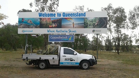 express delivery on the ute to queensland